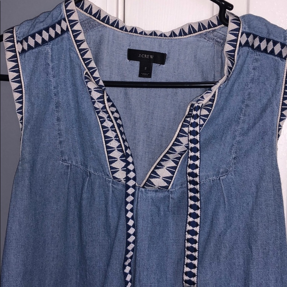 Jcrew denim dress